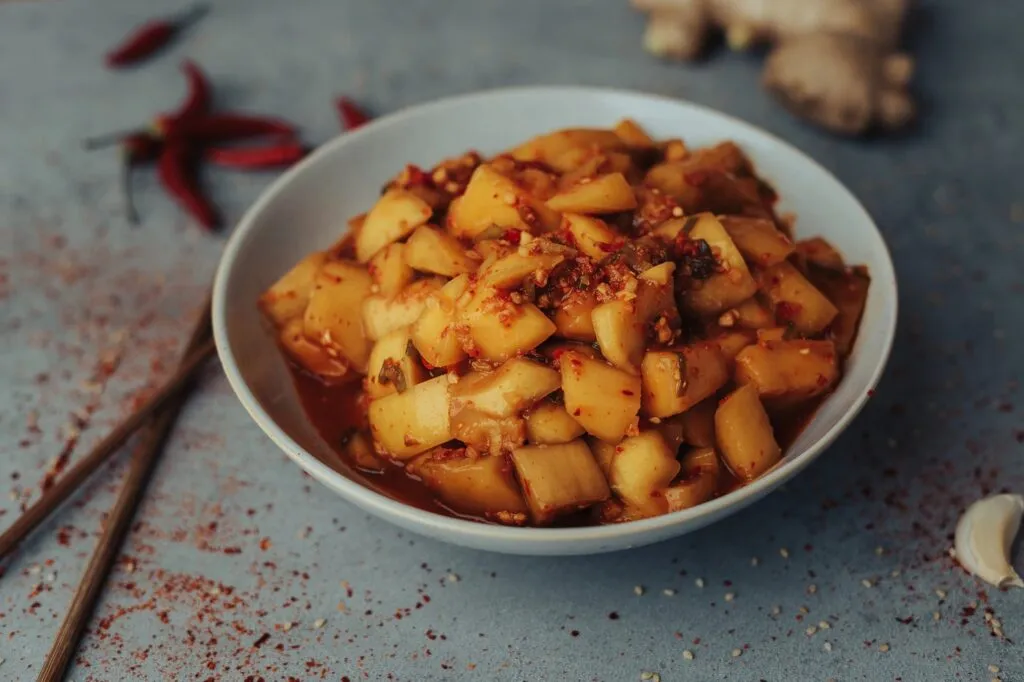 Mi nueva receta de mango picoso saludable. Está bien fácil y te va a encantar.