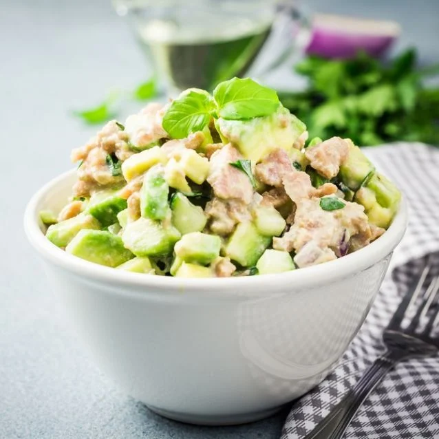 Ensalada de atún. Una ensalada tan sabrosa como saludable.