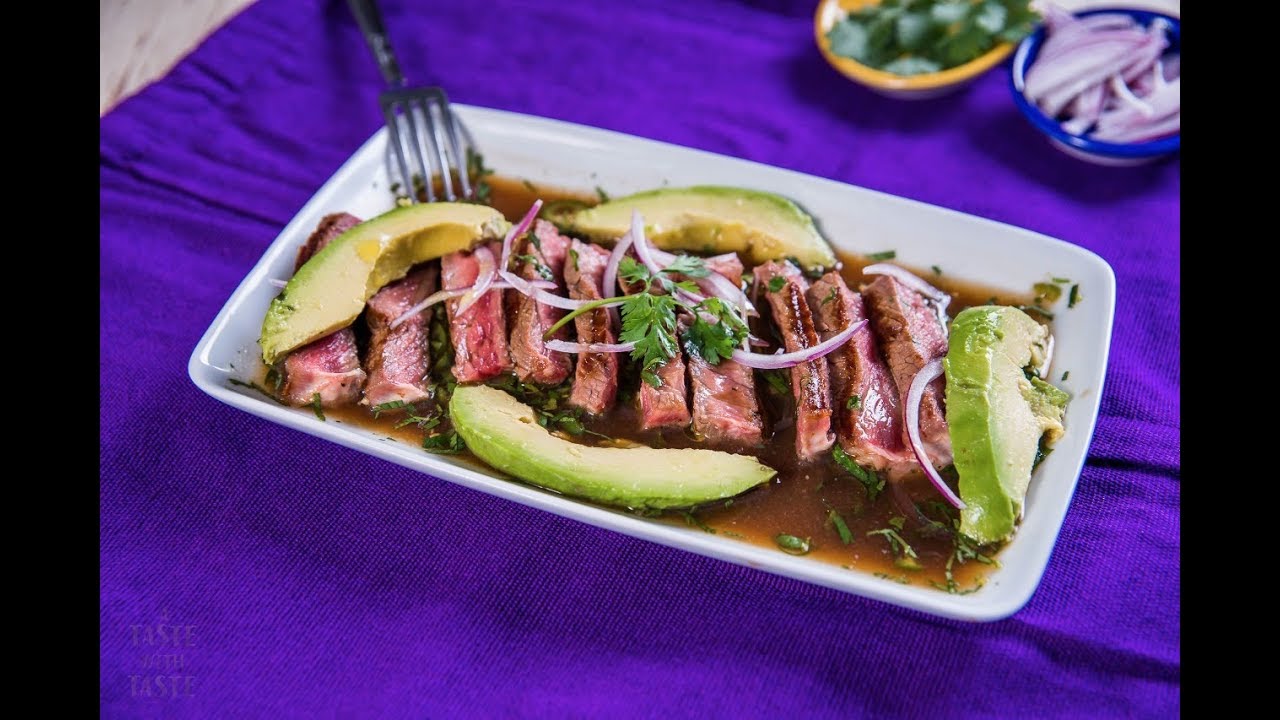 Aguachile de rib eye