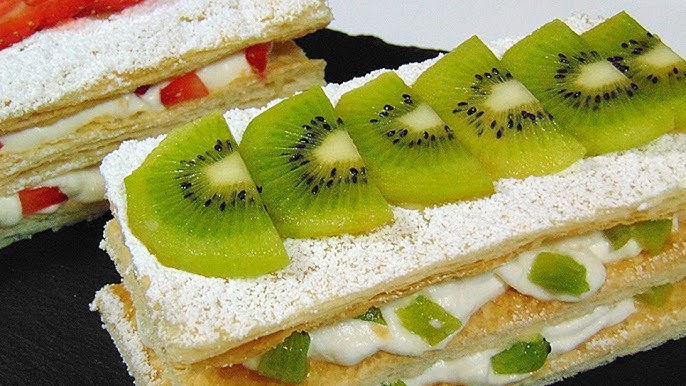 Milhojas Tellez de kiwi, mil razones para prepararlo y disfrutarlo
