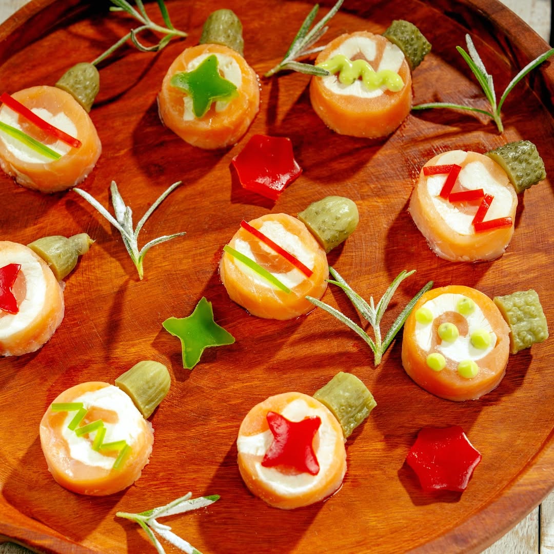 Esferas de salmón  & queso crema, especial para tus invitados en tus reuniones