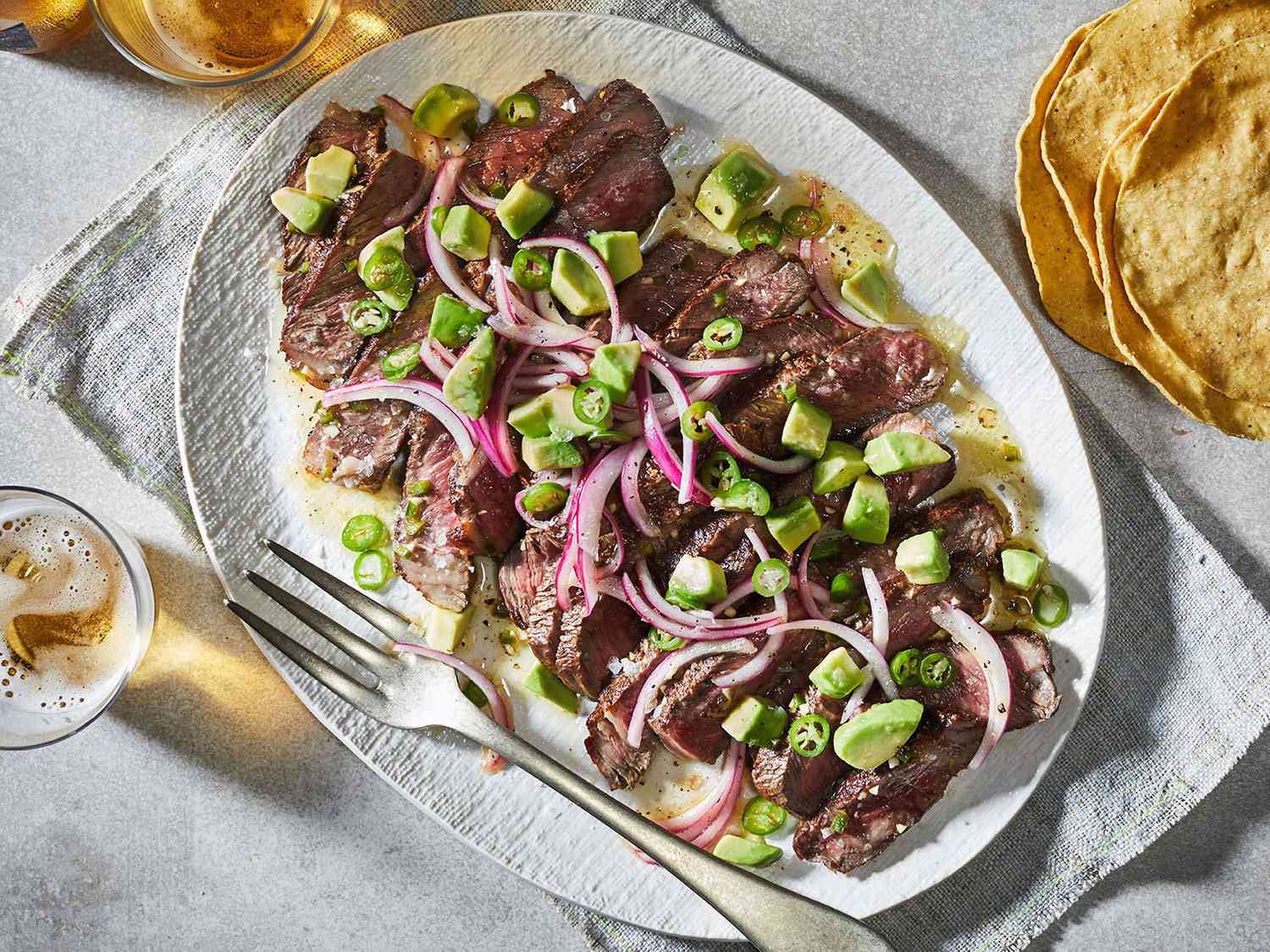 Aguachile de rib eye