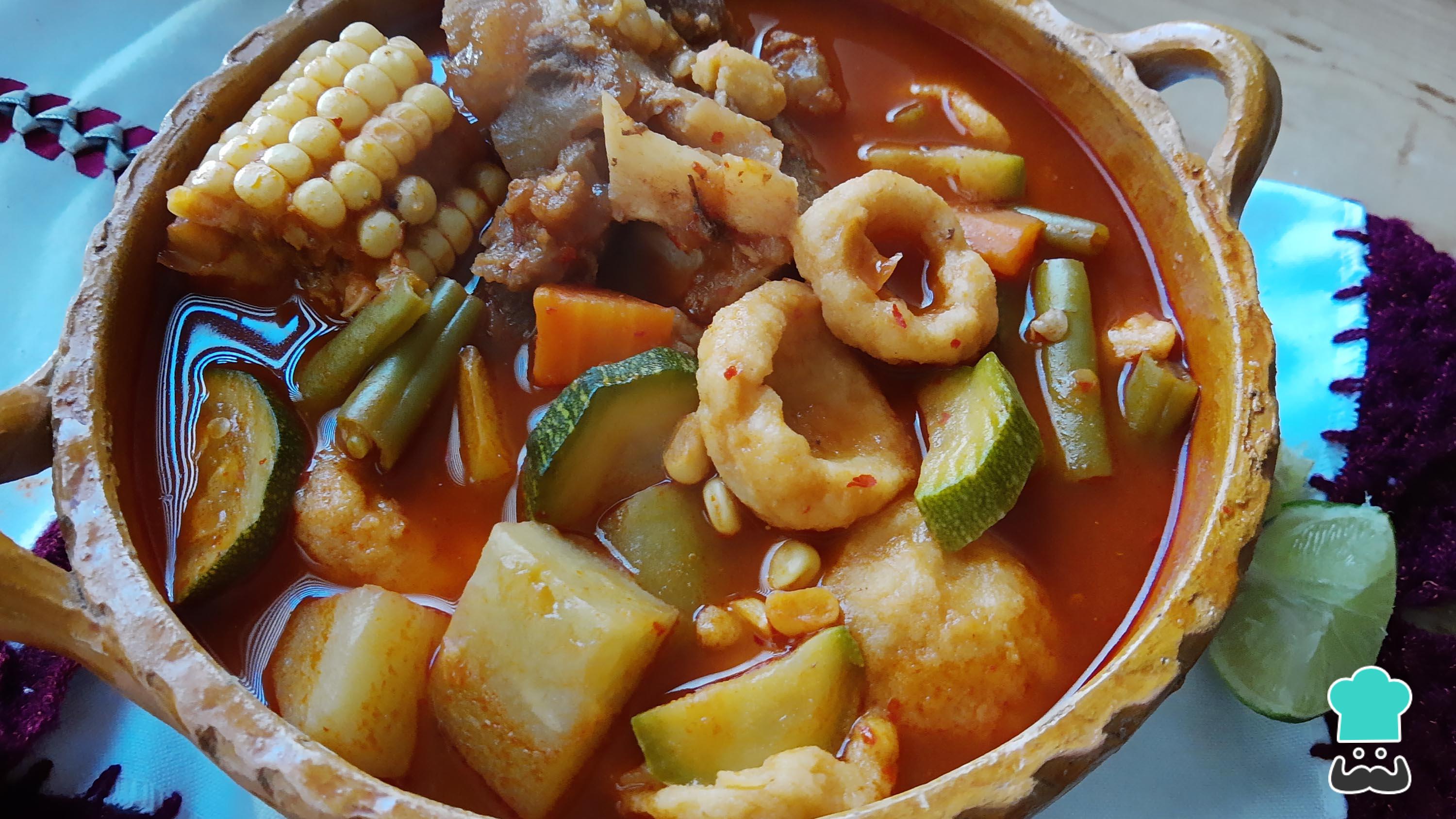 Temole. Platillo tradicional mexicano, al estilo regiomontano.