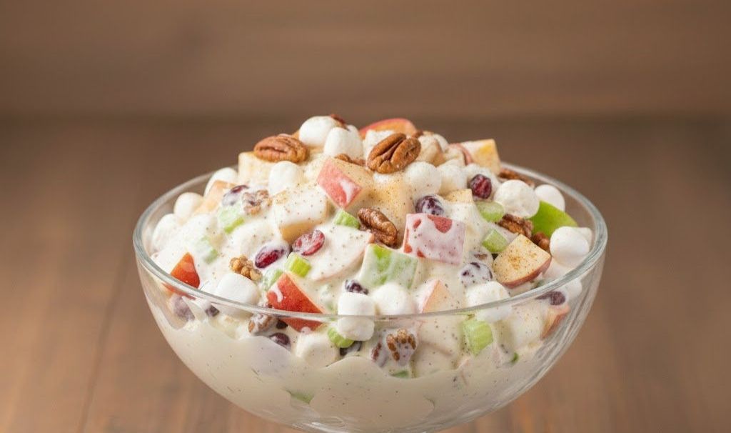 Postre de manzana. Una opción dulce y ligero.