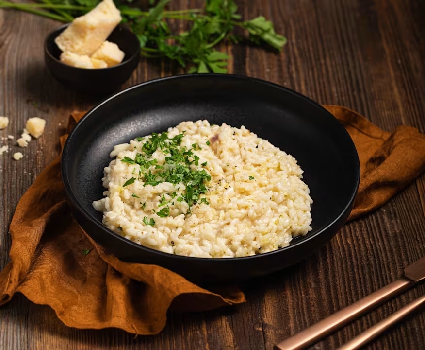 Risotto. Una receta tradicional italiana.